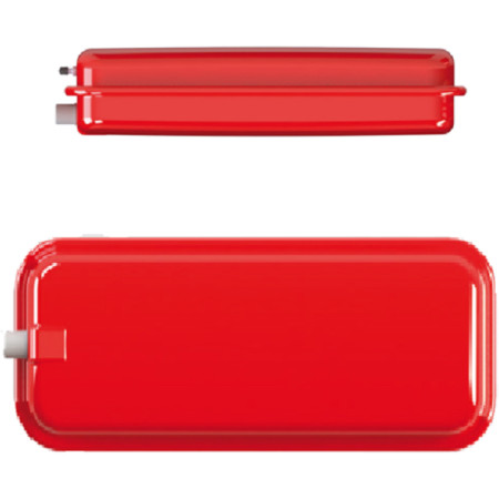 Расширительный бачок плоский прямоугольный красный CIMM RP 200/10 (9110)