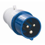 Вилка переносная IEK 013 2P+PE 16A 220В IP44