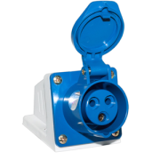 Розетка стационарная IEK 113 2P+PE 16A 220В IP44