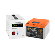 Комплект резервного питания LP (LogicPower) ИБП + литиевая (LiFePO4) батарея (UPS В500+ АКБ LiFePO4 410W)