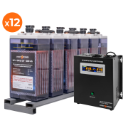 Комплект резервного питания для предприятий LP (LogicPower) ИБП + OPzS батарея (UPS W2500 + АКБ OPzS 7728W) (19671)