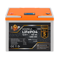 Комплект резервного живлення LP (LogicPower) ДБЖ + літієва (LiFePO4) батарея (UPS W800+ АКБ LiFePO4 1280W)