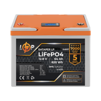Комплект резервного живлення LP (LogicPower) ДБЖ + літієва (LiFePO4) батарея (UPS W500+ АКБ LiFePO4 820Wh)