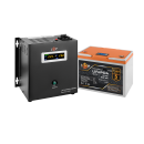 Комплект резервного питания LP (LogicPower) ИБП + литиевая (LiFePO4) батарея (UPS W500+ АКБ LiFePO4 820Wh)