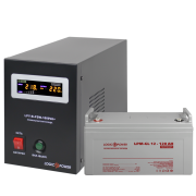 Комплект резервного питания для котла и теплого пола LP (LogicPower) ИБП + гелевая батарея (UPS B1000VA + АКБ GL 1440W)