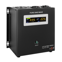 ДБЖ з правильною синусоїдою 12V LPY-W-PSW-1000VA+(700Вт)10A/20A
