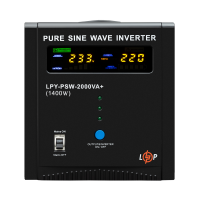 ДБЖ LogicPower LPY-PSW-2000VA+ (1400Вт) 10A/20A з правильною синусоїдою 24V (22873)