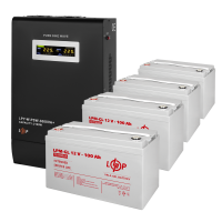 Комплект резервного живлення LP (LogicPower) ДБЖ + гелева батарея (UPS W3000 + АКБ GL 4800W) (19802)