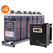 Комплект резервного питания для предприятий LP (LogicPower) ИБП + OPzS батарея (UPS W800 + АКБ OPzS 3860W) (19668)