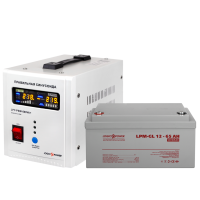 Комплект резервного живлення для котла LP (LogicPower) ДБЖ + гелева батарея (UPS 500VA + АКБ GL 780W)