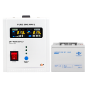 Комплект резервного питания для котла LP (LogicPower) ИБП + мультигелевая батарея (UPS 500 + АКБ MG 480Wh)