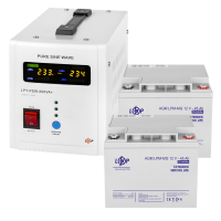 Комплект резервного живлення LogicPower 800 + мультигелева батарея 1080 Ватт (UPS 800+ АКБ MG 1080W) (23188)
