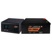 Комплект резервного питания LP (LogicPower) ИБП + литиевая (LiFePO4) батарея (UPS 1000VA + АКБ LiFePO4 2560W)