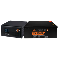 Комплект резервного живлення LP (LogicPower) ДБЖ + літієва (LiFePO4) батарея (UPS 1000VA + АКБ LiFePO4 2560W)