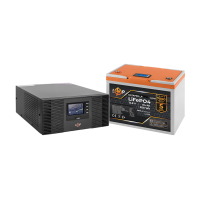 Комплект резервного живлення LP (LogicPower) ДБЖ + літієва (LiFePO4) батарея (UPS В1500+ АКБ LiFePO4 820Wh)