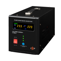 ДБЖ LogicPower LPY-PSW-1000VA+ (700Вт) 10A/20A з правильною синусоїдою 12V (22871)