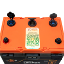 Аккумулятор LP LiFePO4 12,8V - 64 Ah (820Wh) (BMS 80A/40А) пластик 2XT90 4USB стартер (LP25302)