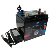 Аккумулятор LP LiFePO4 универсальный с зарядным устройством 12V (12,8V) - 50 Ah (640Wh) (BMS 50A/25А) пластик (LP20918)