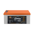 Аккумулятор LP LiFePO4 25,6V - 160 Ah (4096Wh) (BMS 200A/100А) пластик LCD Smart BT (LP24409)