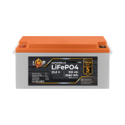 Аккумулятор LP LiFePO4 25,6V - 100 Ah (2560Wh) (BMS 150A/75А) пластик для ИБП (LP30132)