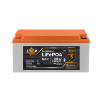 Акумулятор LP LiFePO4 12,8V - 200 Ah (2560Wh) (BMS 200A/100А) пластик Smart BT