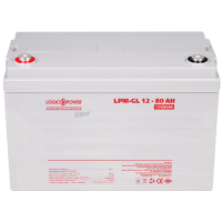 Акумулятор гелевий LP-GL 12V - 80 Ah Silver