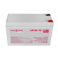 Акумулятор гелевий LP-GL 12V - 7 Ah Silver