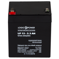 Акумулятор AGM LP 12V - 3.3 Ah Silver