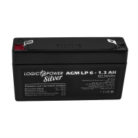 Акумулятор AGM LP 6V - 1.3 Ah Silver