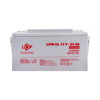 Акумулятор гелевий LPM-GL 12V - 65 Ah
