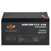 Акумулятор AGM LPM 12V - 8 Ah