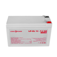 Акумулятор гелевий LP-GL 12V - 7.2 Ah Silver