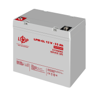 Акумулятор гелевый LPM-GL 12V - 55 Ah