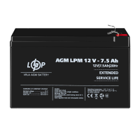 Акумулятор AGM LPM 12V - 7.5 Ah