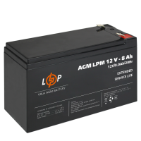 Акумулятор AGM LPM 12V - 8 Ah