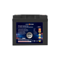 Акумулятор LP LiFePO4 12V (12,8V) - 50 Ah (640Wh) (BMS 80A/40А) пластик