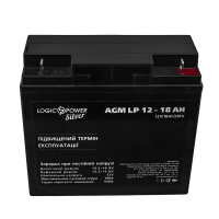 Акумулятор AGM LP 12V - 18 Ah Silver