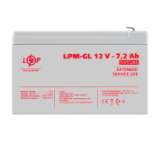 Аккумулятор гелевый LPM-GL 12V - 7.2 Ah (LP6561)