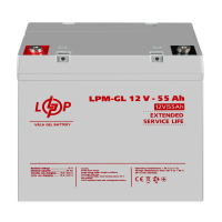 Акумулятор гелевый LPM-GL 12V - 55 Ah
