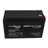 Акумулятор AGM LP 12V - 7.5 Ah Silver