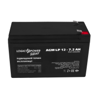 Акумулятор AGM LP 12V - 7.2 Ah Silver