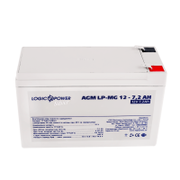 Акумулятор мультигелевий LP-MG 12V - 7.2 Ah Silver