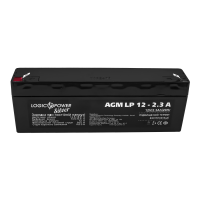 Акумулятор AGM LP 12V - 2.3 Ah Silver