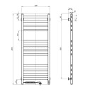 Полотенцесушитель Авангард 480х1200 Sensor правый с таймером (10-028053-4812)