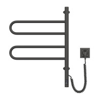 Рушникосушка Fouette 480х600 Sensor з таймером, чорний муар (12-212033-4860)