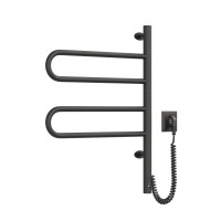 Рушникосушка Fouette 480х600 Sensor з таймером, чорний муар (12-212033-4860)