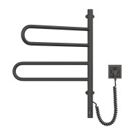 Рушникосушка Fouette 480х600 Sensor з таймером, чорний муар (12-212033-4860)