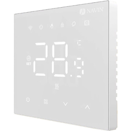 Терморегулятор NAVIN WT410 W-16A з Wi-Fi, белый