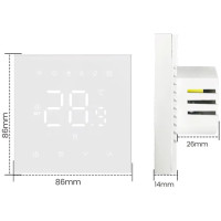 Терморегулятор NAVIN WT410 W-16A з Wi-Fi, белый (24-160273-8686)