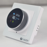 Терморегулятор EH20R-16A Wi-Fi Tuya, білий з зовнішнім датчиком температури (24-160075-0331)